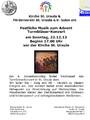 Turmbläser-Konzert am Sonntag, 22.12.13 Beginn 17.00 Uhr